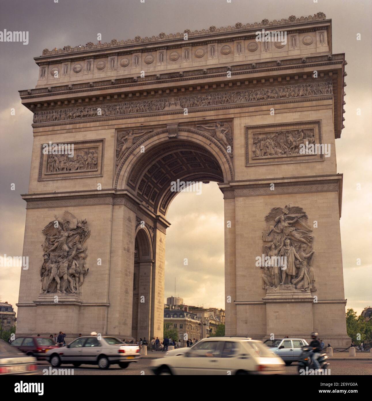 Paris in the 1990s Stock Photo Alamy