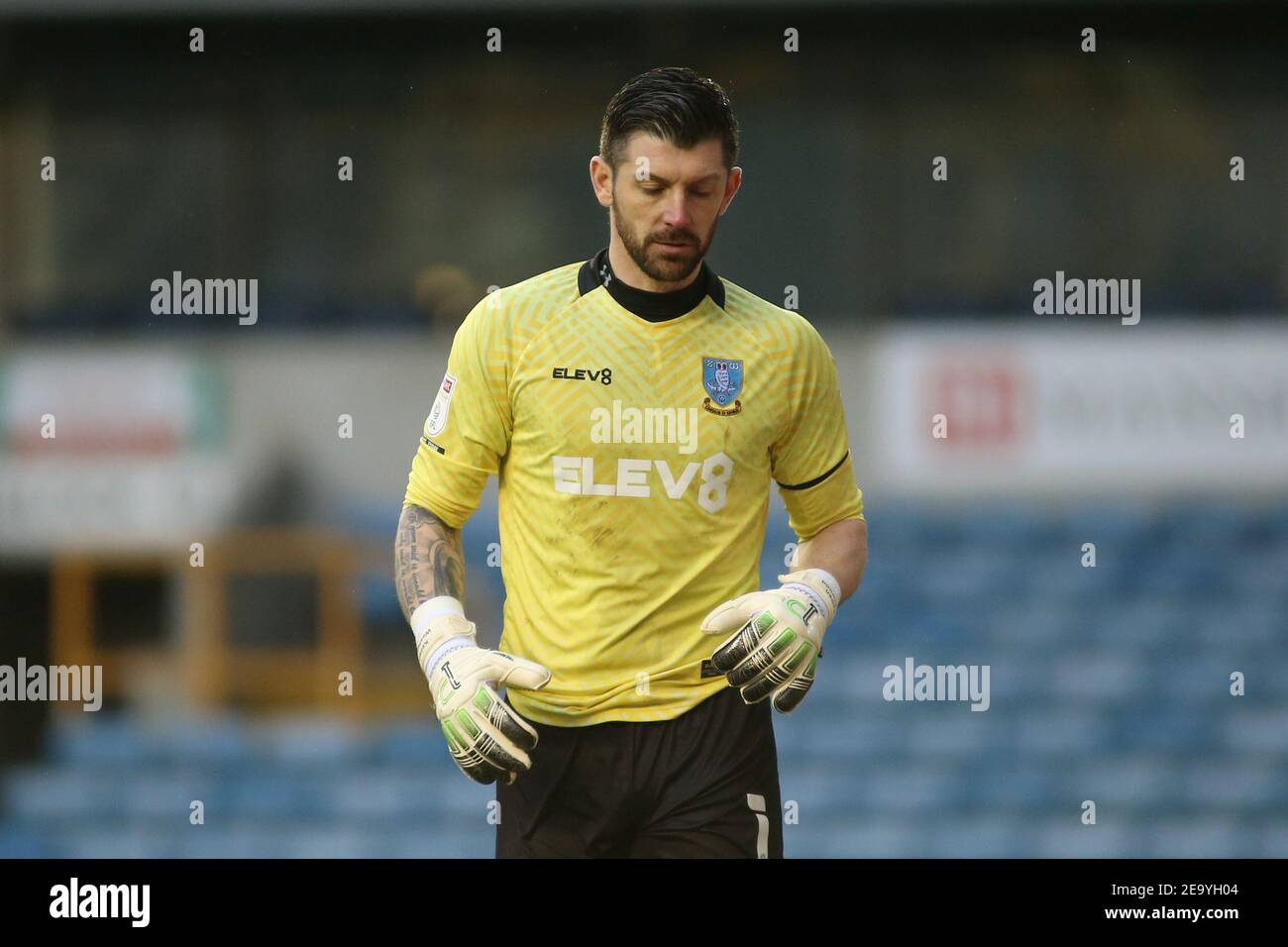 London England Feb 6th Keiren Westwood Of Sheffield Wednesday Looks On During The Sky Bet Championship Match Between Millwall And Sheffield Wednesday At The Den London On Saturday 6th February 21 Credit