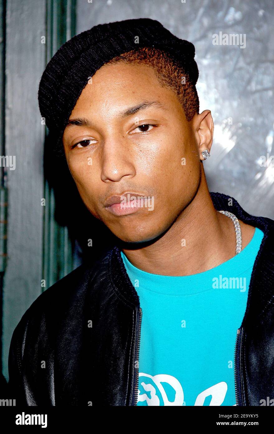 Pharrell Williams attends the Nigo's 'A Bathing Ape' store opening