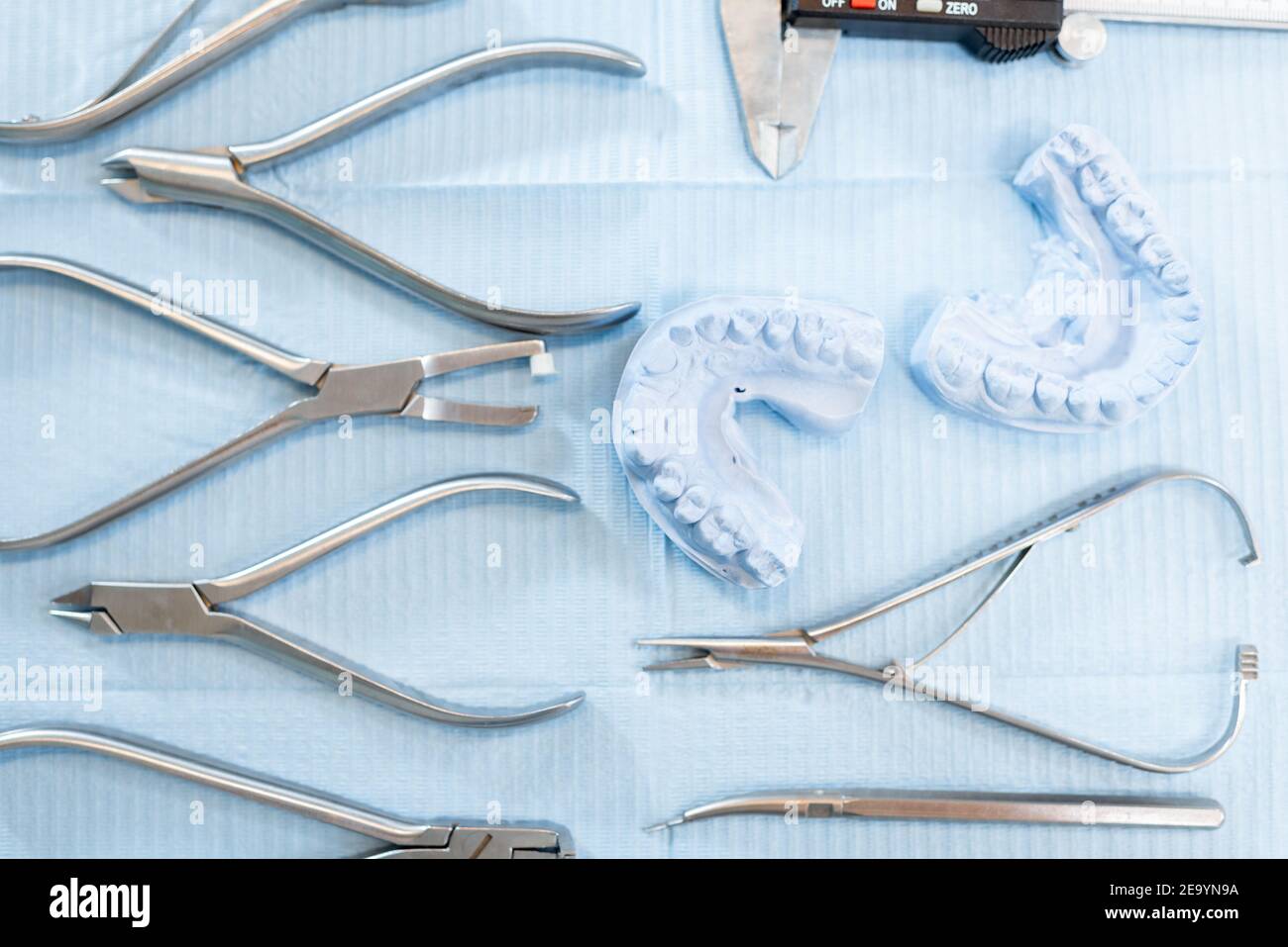 Dental tools for orthodontic treatment Stock Photo - Alamy