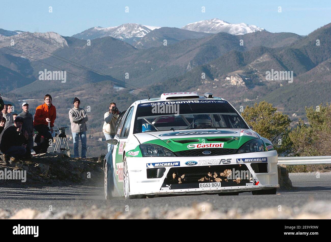 Finnish driver, Toni Gardemeister on Ford Focus WRC during the Monte ...