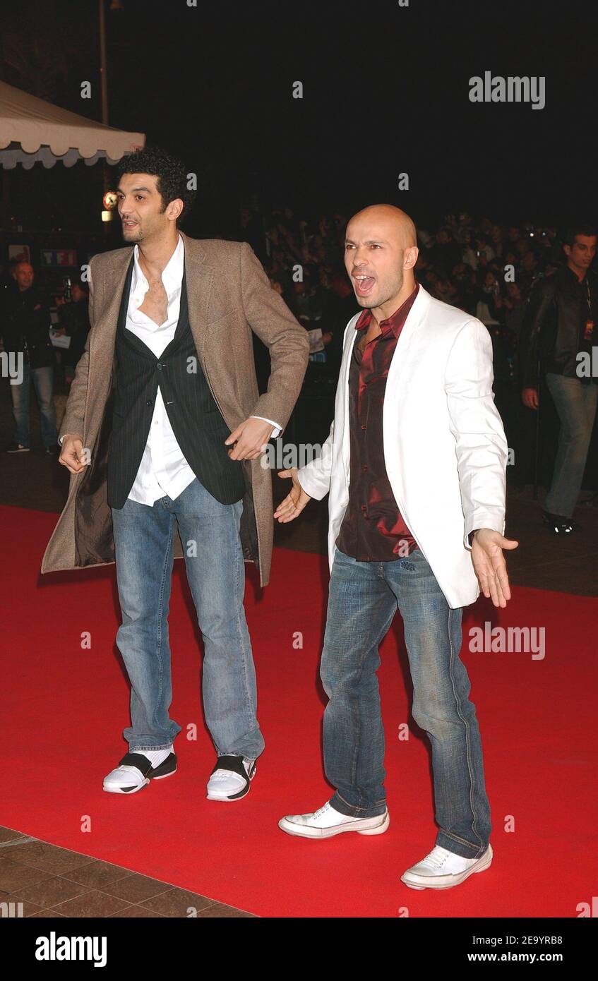 French Actors Eric And Ramzy Arrive At The 6th Edition Of The Nrj Music