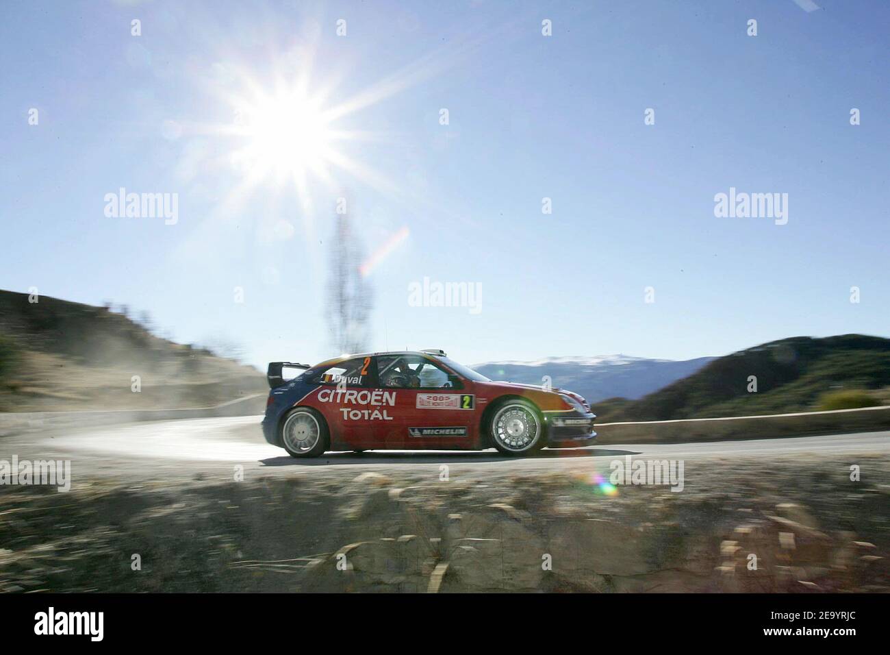 Autographe photo signée François Duval Citroën WRC rallye