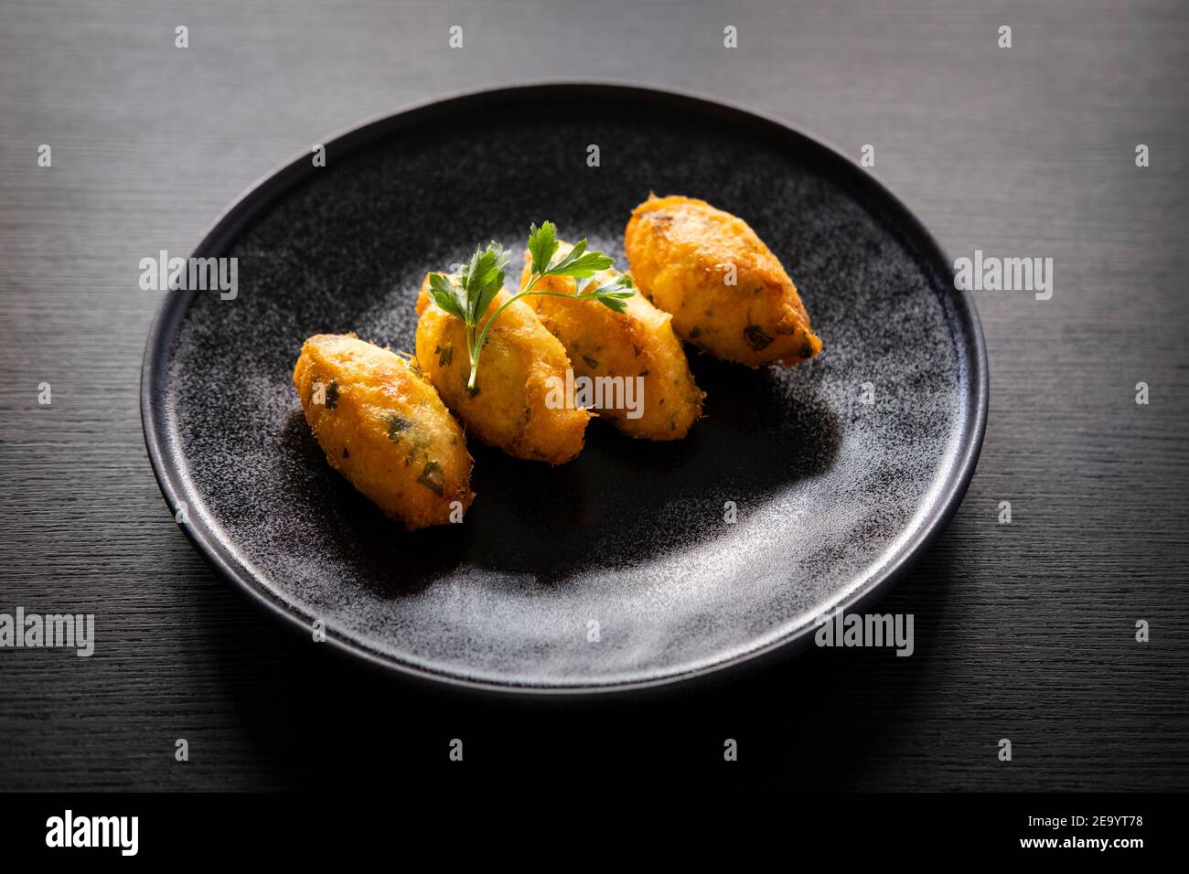 Portuguese Cod Fish Cakes Stock Photo Alamy