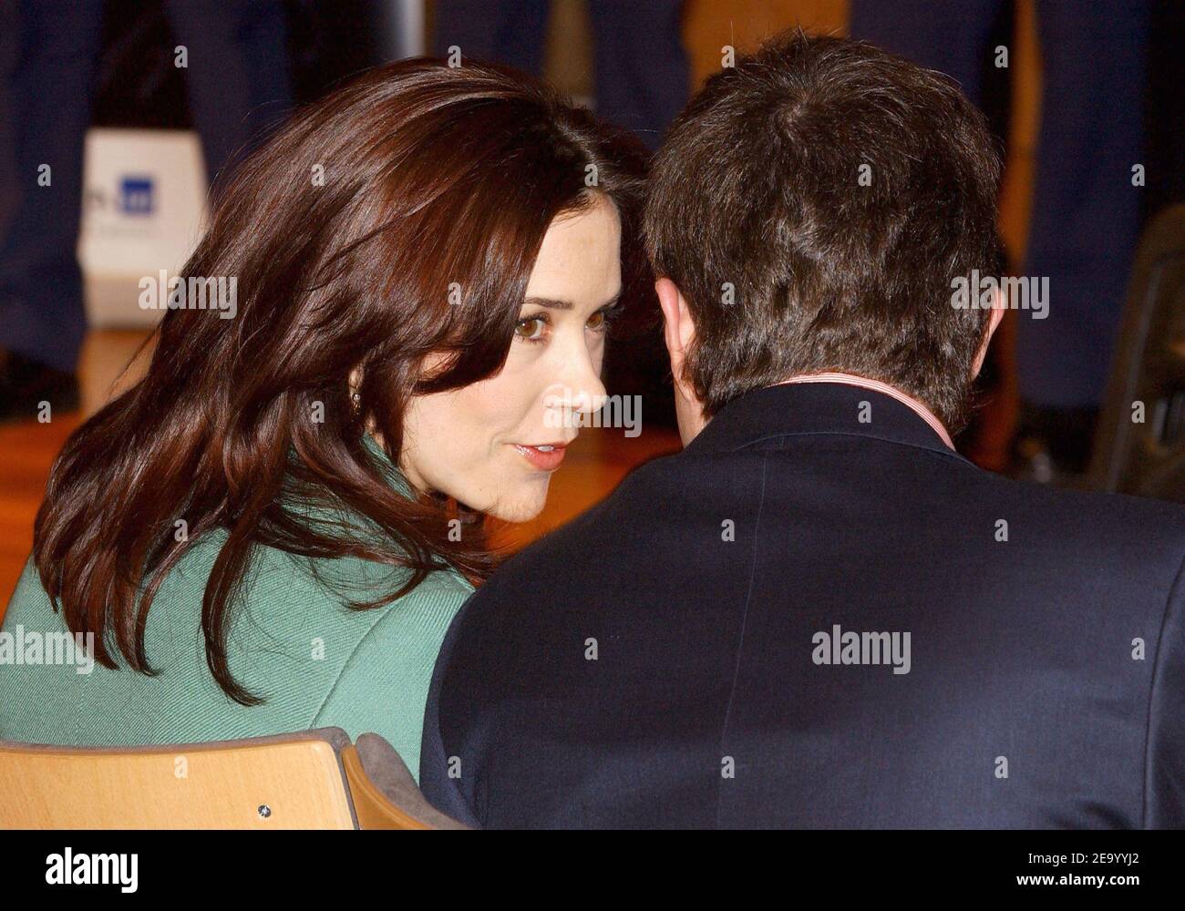 HRH Crown Prince Frederik of Denmark and his wife Crown Princess Mary of  Denmark (Mary Elizabeth Donaldson) offically launched the Hans Christian  Andersen bicentenial celebration during a press conference at the Public