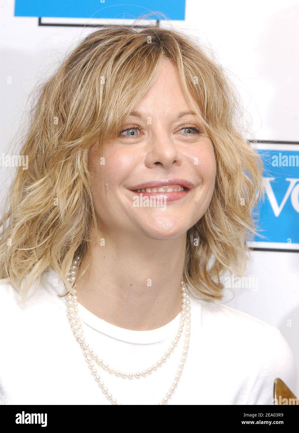Meg Ryan attends the 57th Annual Writers Guild Awards at the Hollywood Palladium. Los Angeles, February 19, 2005. Photo by Lionel Hahn/ABACA. Stock Photo