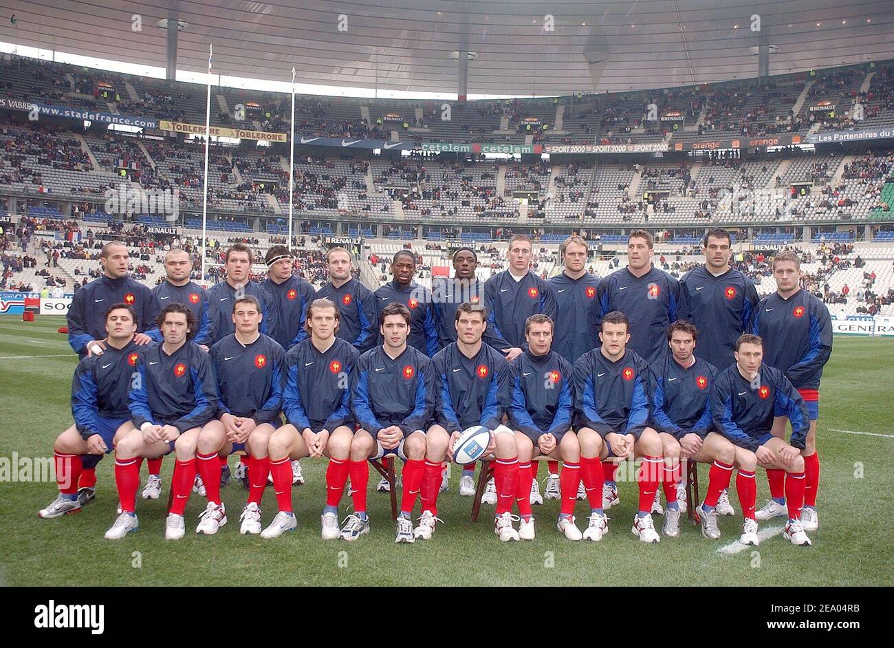 French team during the match FranceWales RBS 6 Nations Championship at