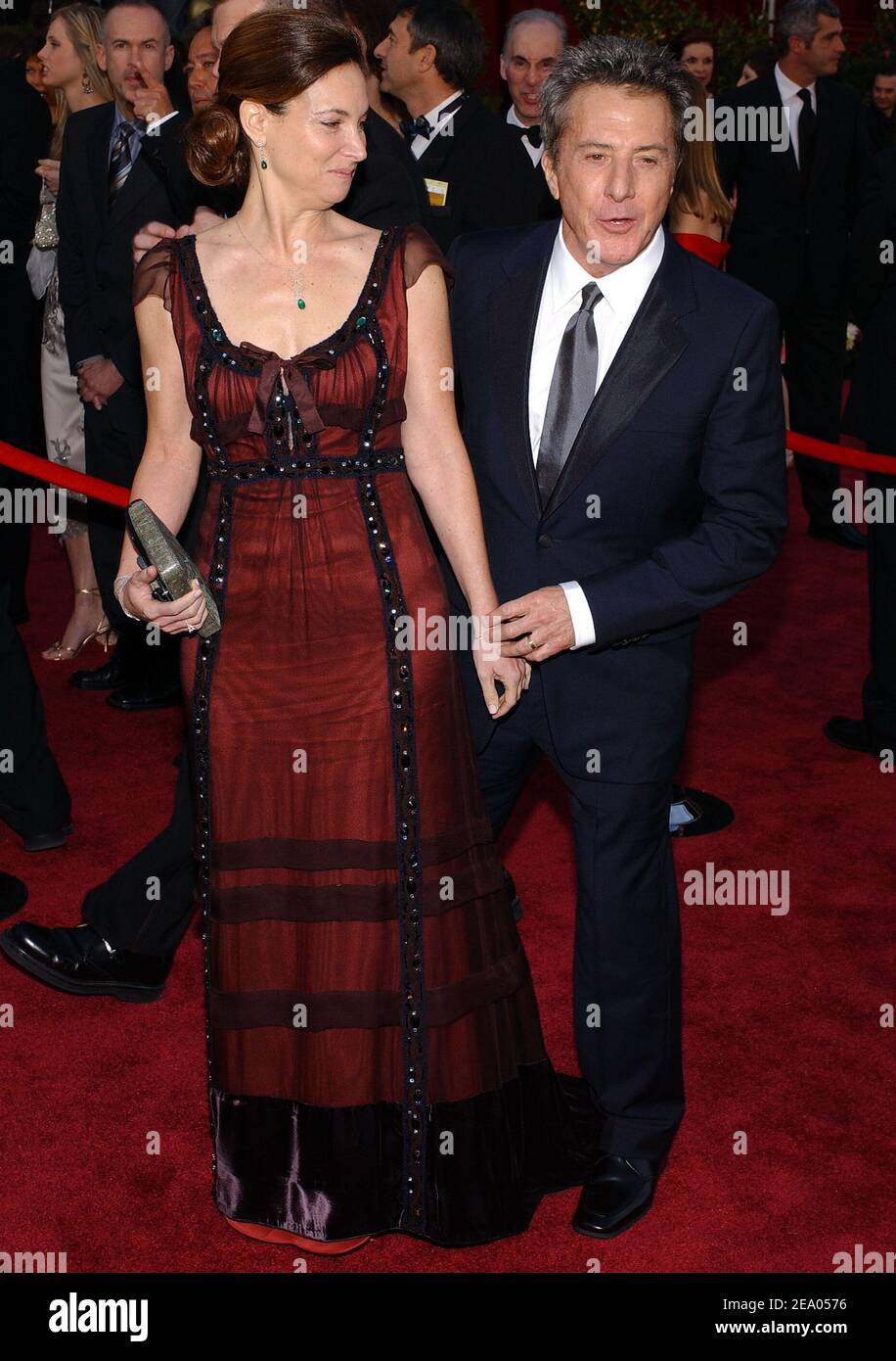 Dustin Hoffman and his wife Lisa arrive at the 77th Annual Academy
