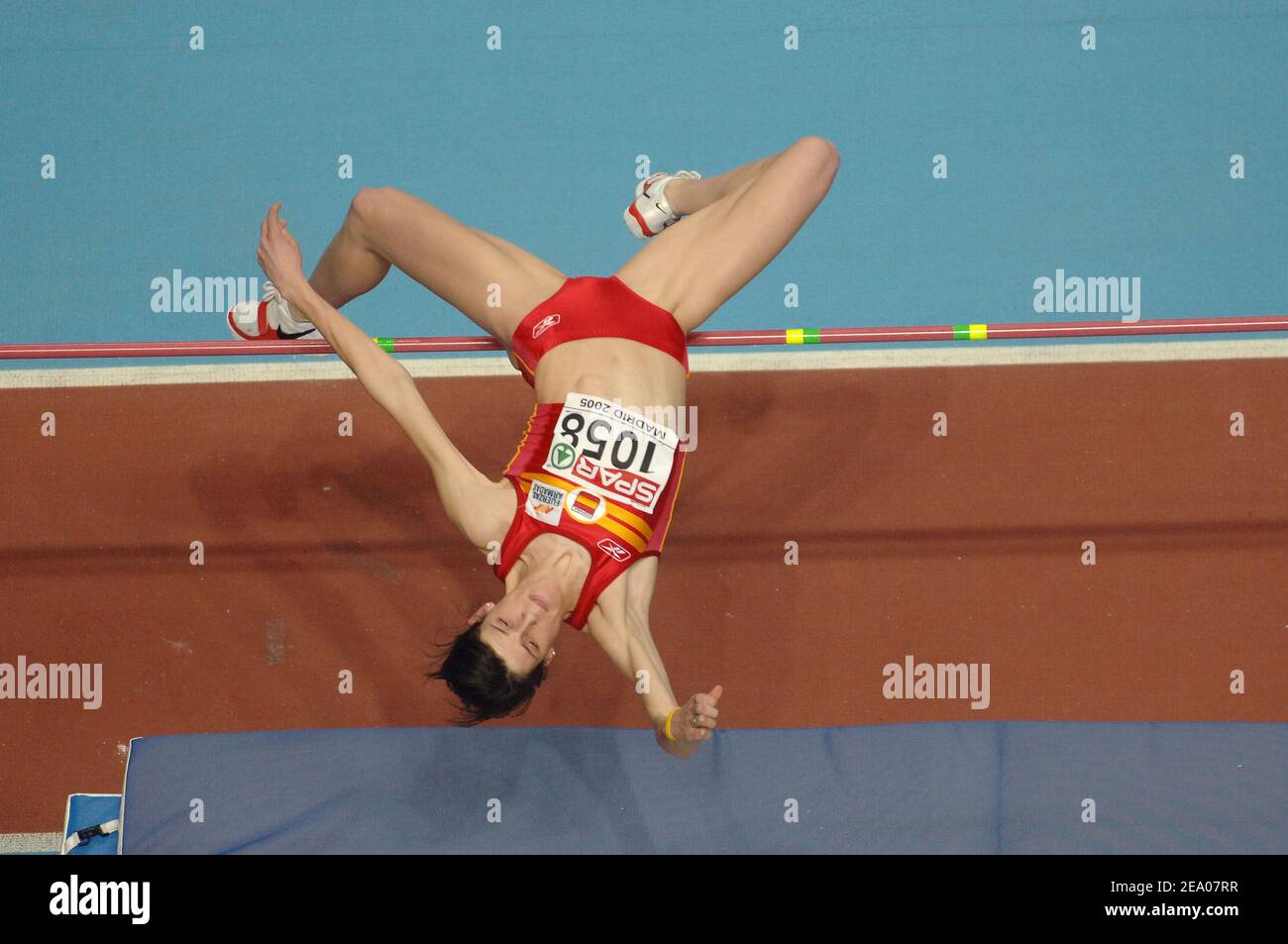Spanish track and field athlets Ruth Beitia finish 2 nd at the final of