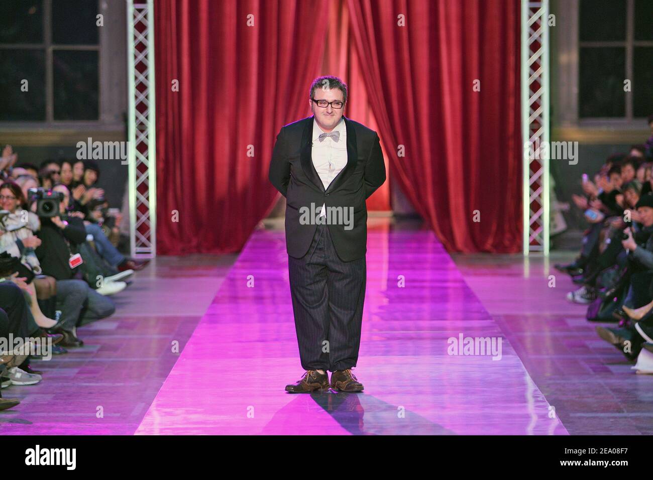 Fashion designer Alber Elbaz for Lanvin Fall-Winter 2005-2006 ready-to-wear collection presentation in Paris, France, on March 6, 2005. Photo by Java/ABACA. Stock Photo