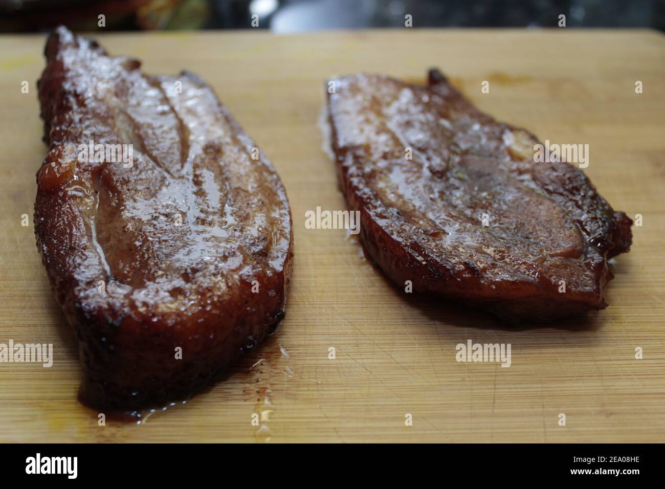 Crispy pork belly Stock Photo Alamy