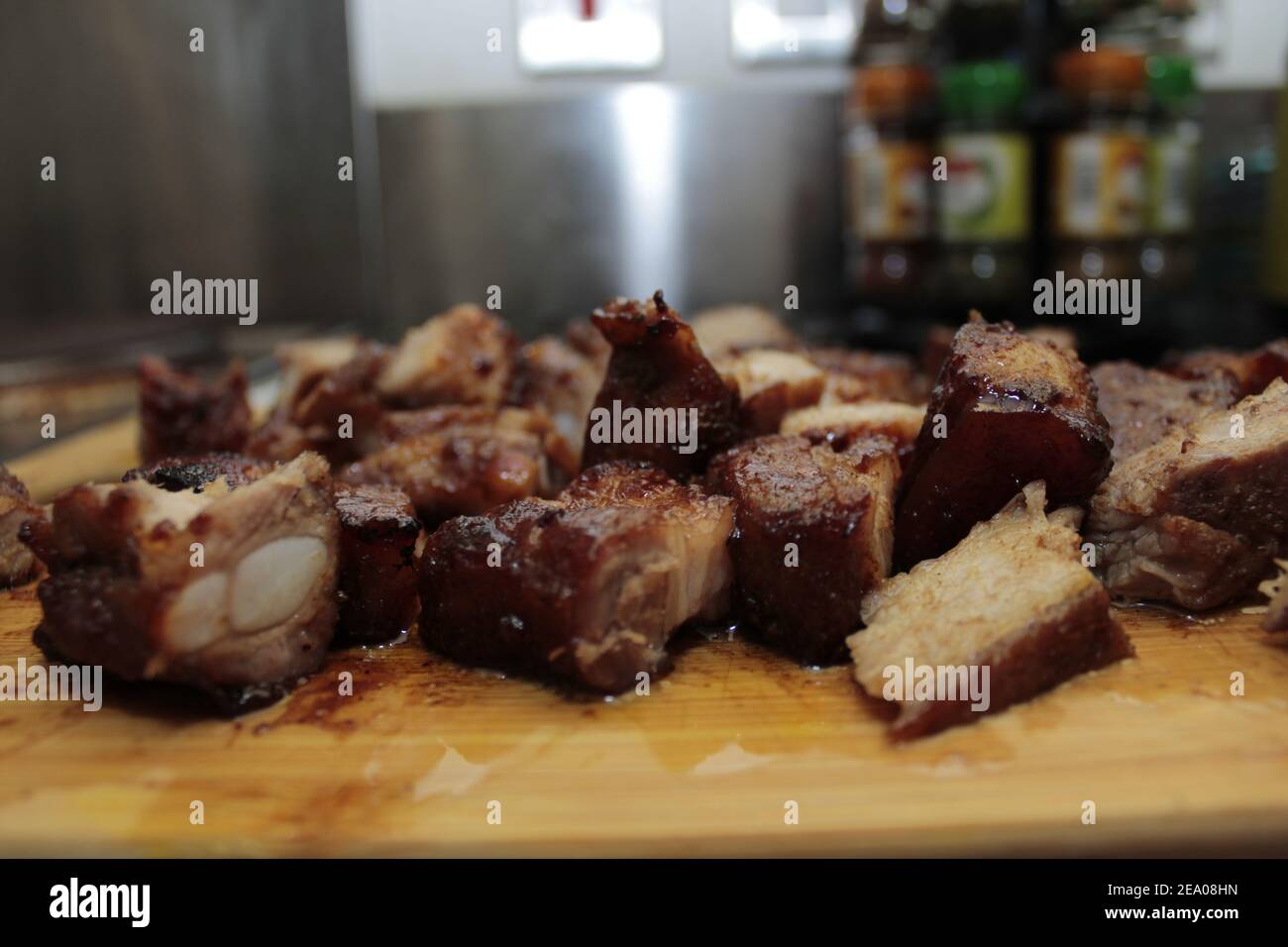 Crispy pork belly Stock Photo Alamy