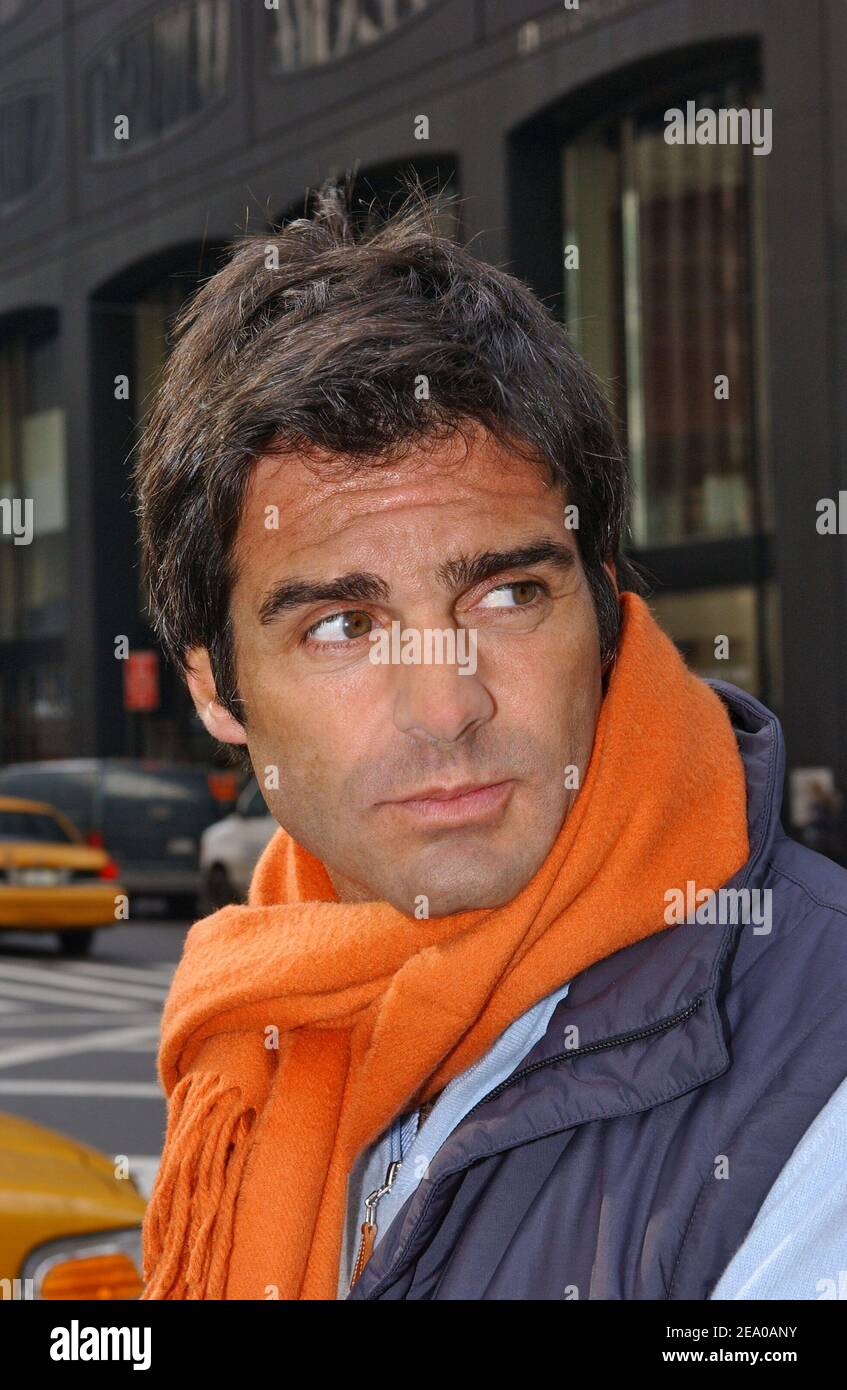 Star hairdresser Julien Farel in his Upper East Side neighborhood, in