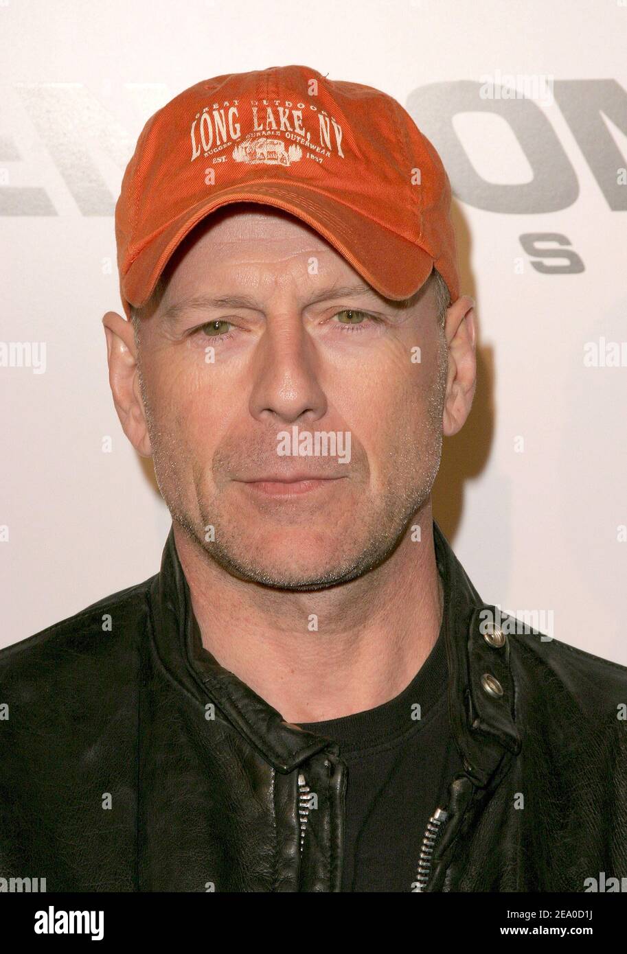 Cast member Bruce Willis attends the world premiere of the Dimension Films release 'Sin City' held at the Mann National Theater in Westwood, CA, USA, on March 28, 2005. Photo by Amanda Parks/ABACA. Stock Photo