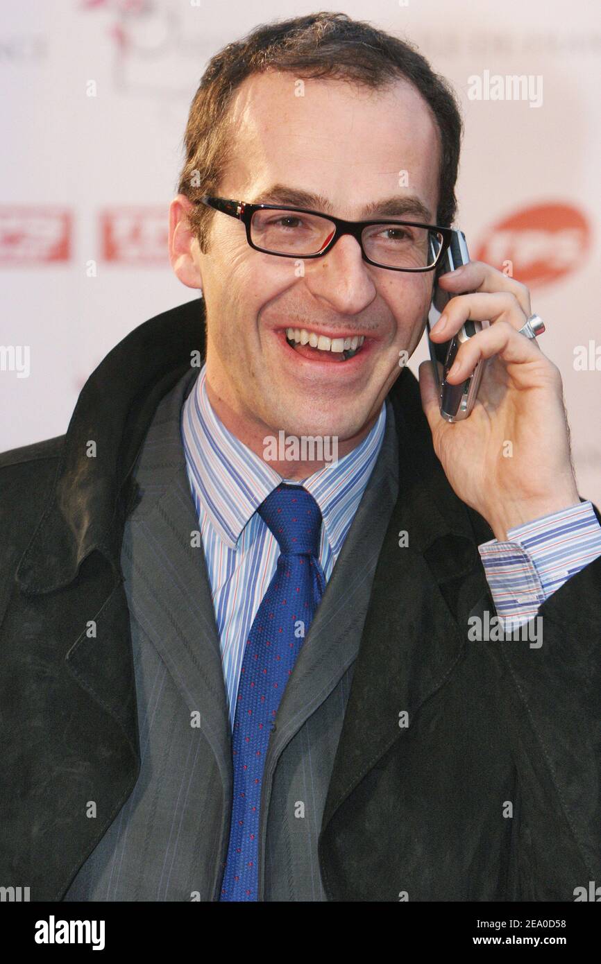 French TV journalist Emmanuel de Brantes attends the opening of the