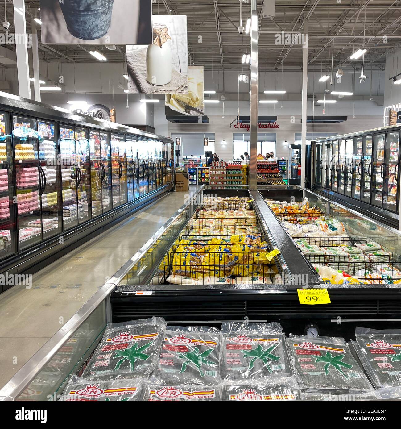 Orlando,FL USA January 18, 2021 An overview of the refridgerated