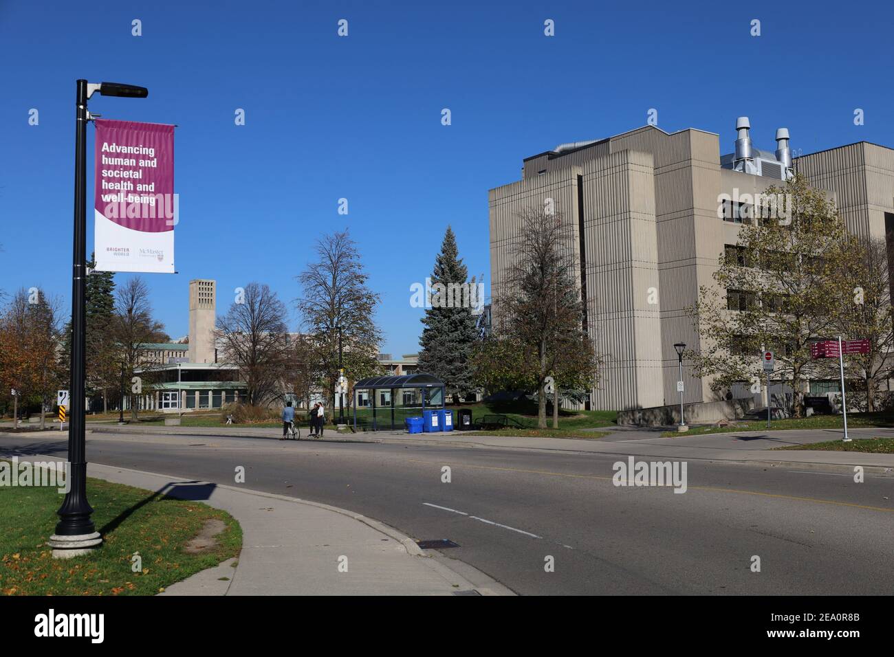 McMaster University Campus, Hamilton, Ontario, Canada Stock Photo