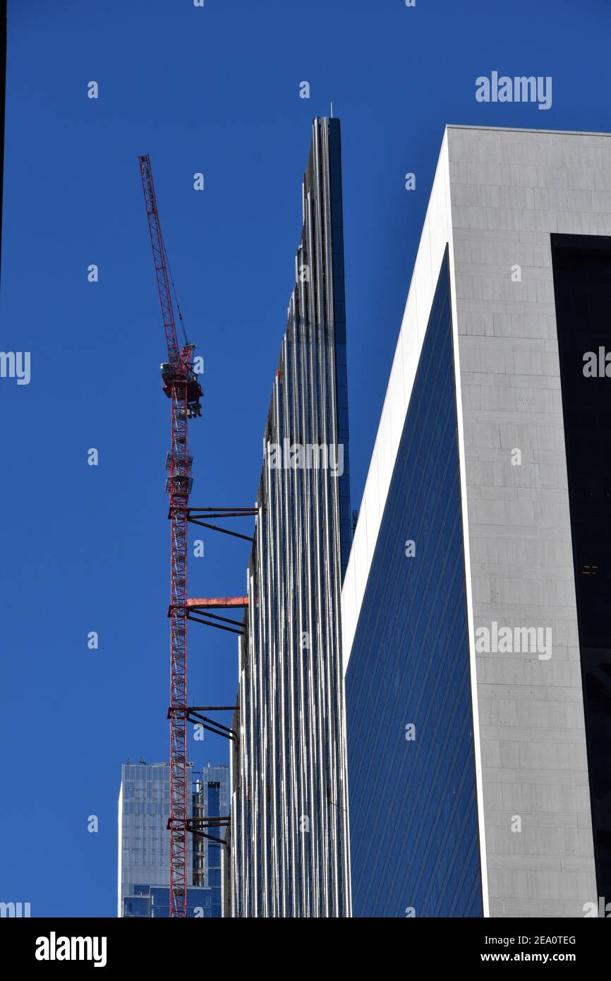 Billionaire's Row, Midtown Manhattan towering over Central Park the