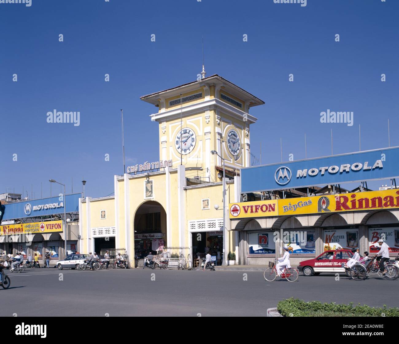 Asia,Vietnam, Ho Chi Minh City aka Saigon, Ben Thanh Market Stock Photo ...