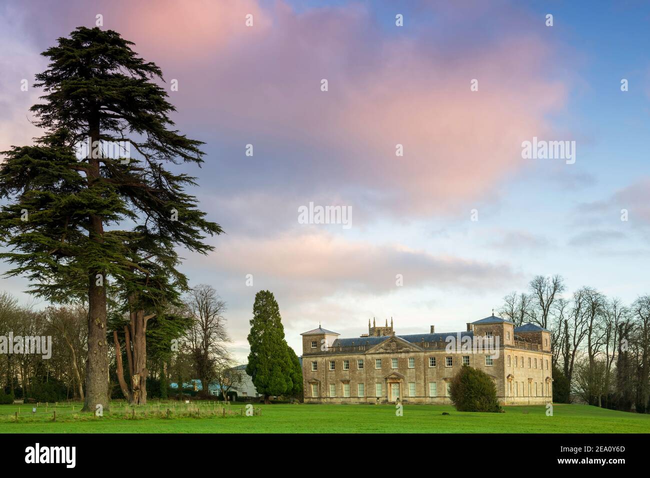 The historic Lydiard house In Swindon Stock Photo