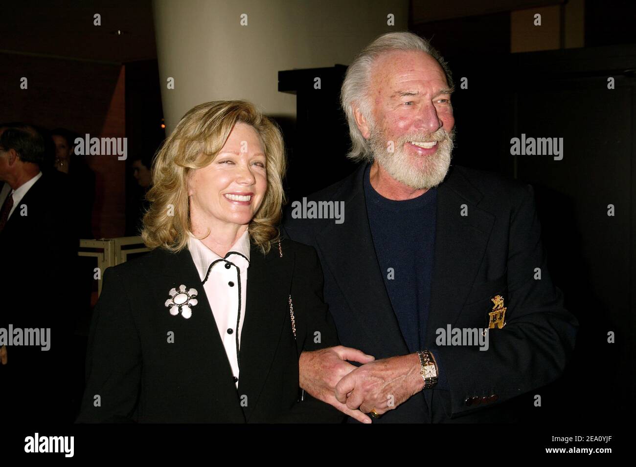NEW YORK, NY- MARCH 4: Elaine Taylor Plummer and Christopher Plummer attending the opening night party for King Lear held at Avery Fisher Hall, on March 4, 2004, in New York City. Credit: Joseph Marzullo/MediaPunch Stock Photo