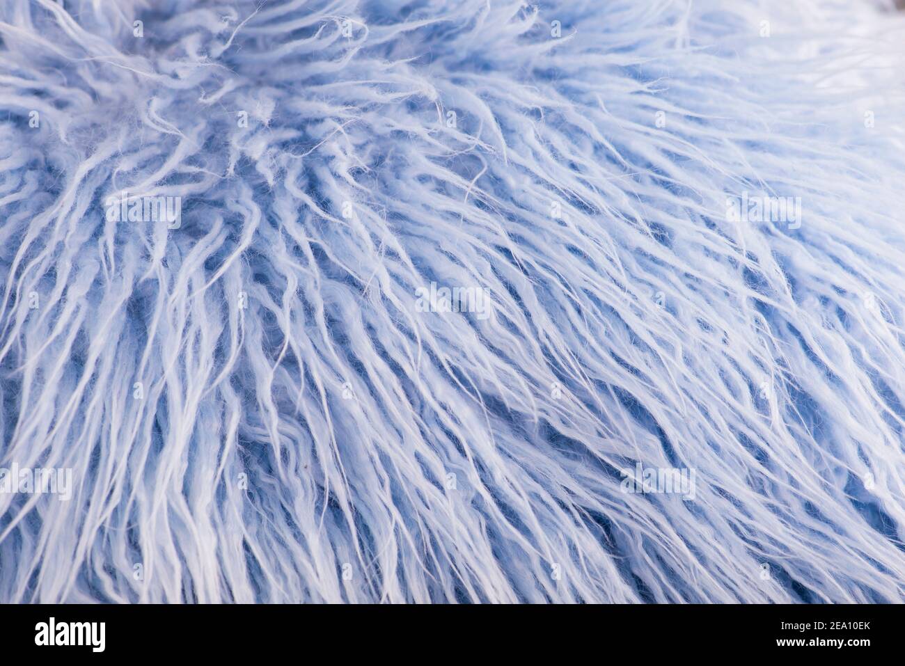 Blue artificial fur for texture or background Stock Photo