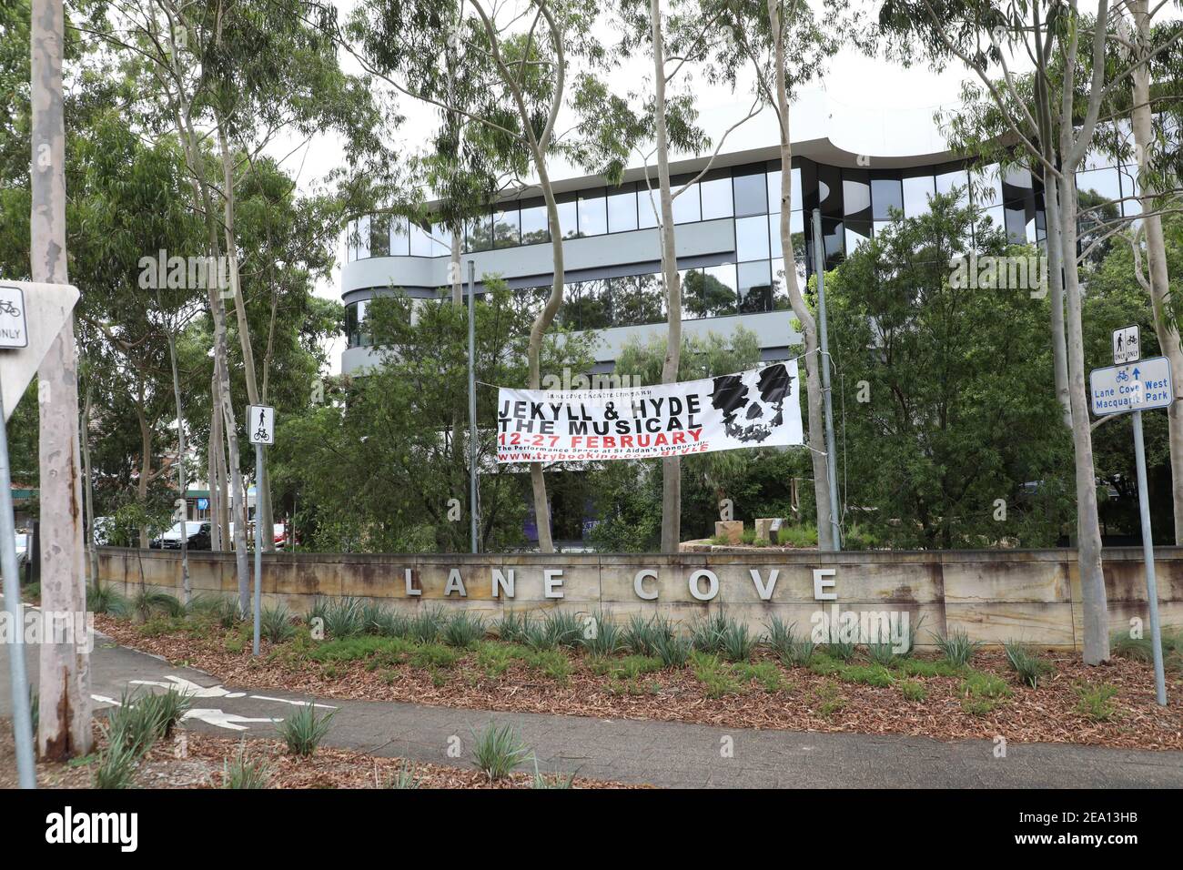 The northern Sydney suburb of Lane Cove Stock Photo Alamy