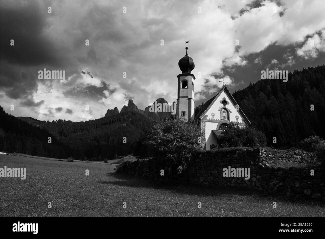 Chapel of st magdalena Black and White Stock Photos & Images - Alamy