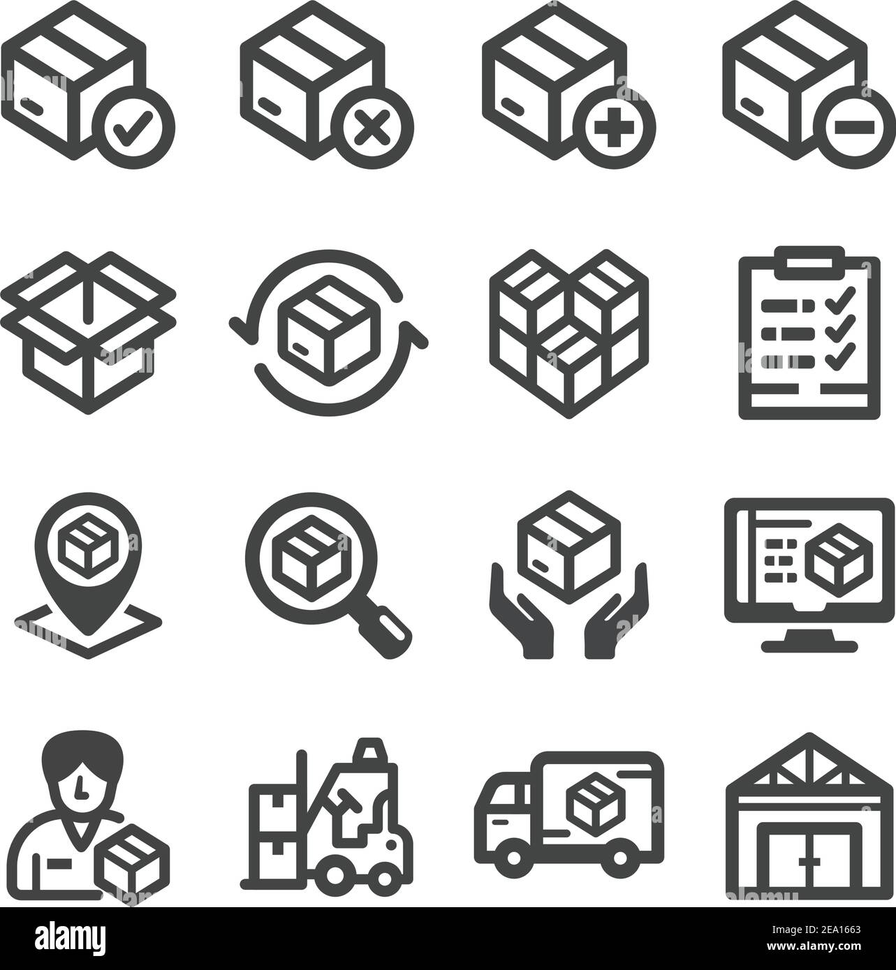 stock,stockpile icon,vector and illustration Stock Vector