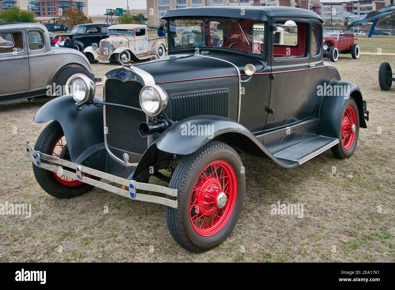 1931 Ford Model A, Hot Rod Revolution car show at Camp Mabry in Austin, Texas, USA Stock Photo