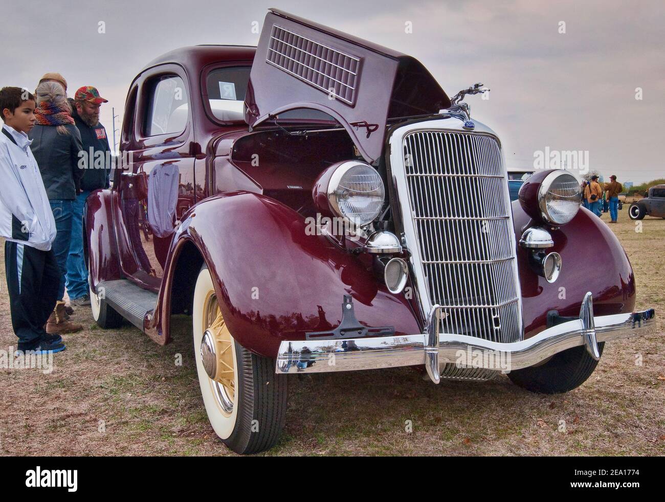 1930's Ford at Hot Rod Revolution car show at Camp Mabry in Austin, Texas, USA Stock Photo