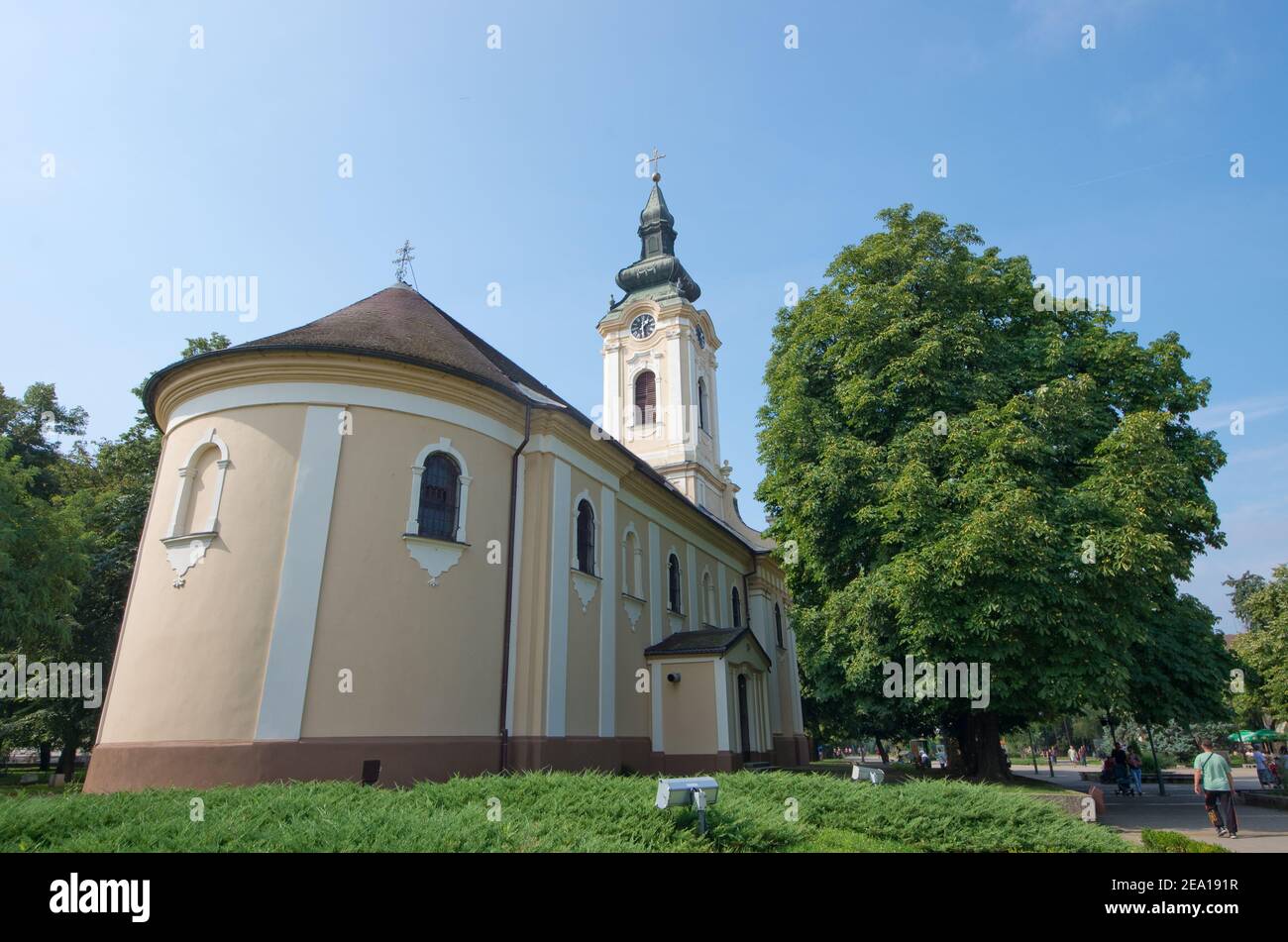 Saint Nicholas Orthodox Church in Kikinda, Serbia Stock Photo