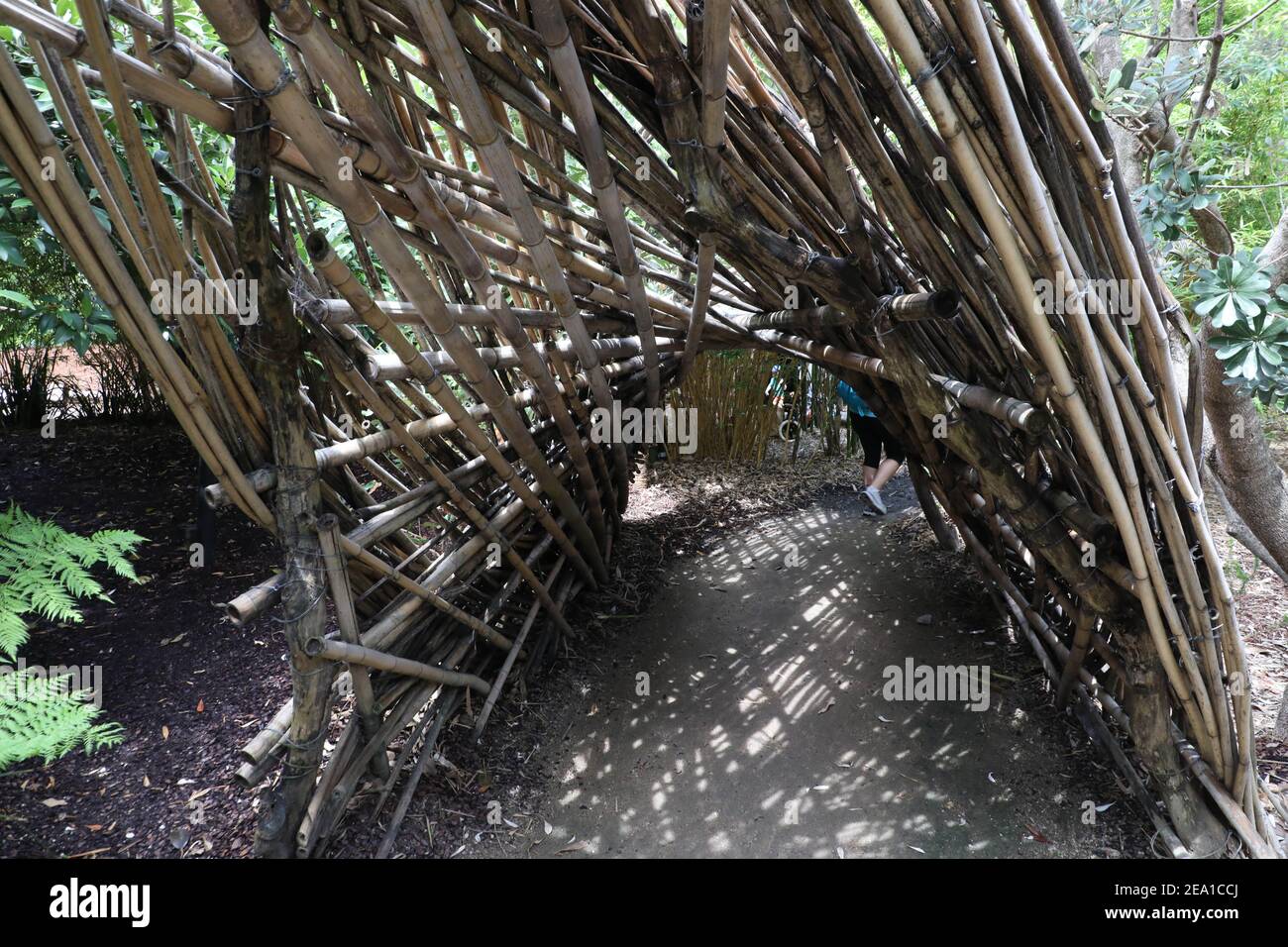 The Ian Potter Children’s Wild Play Garden in Centennial Park, Sydney, NSW, Australia Stock