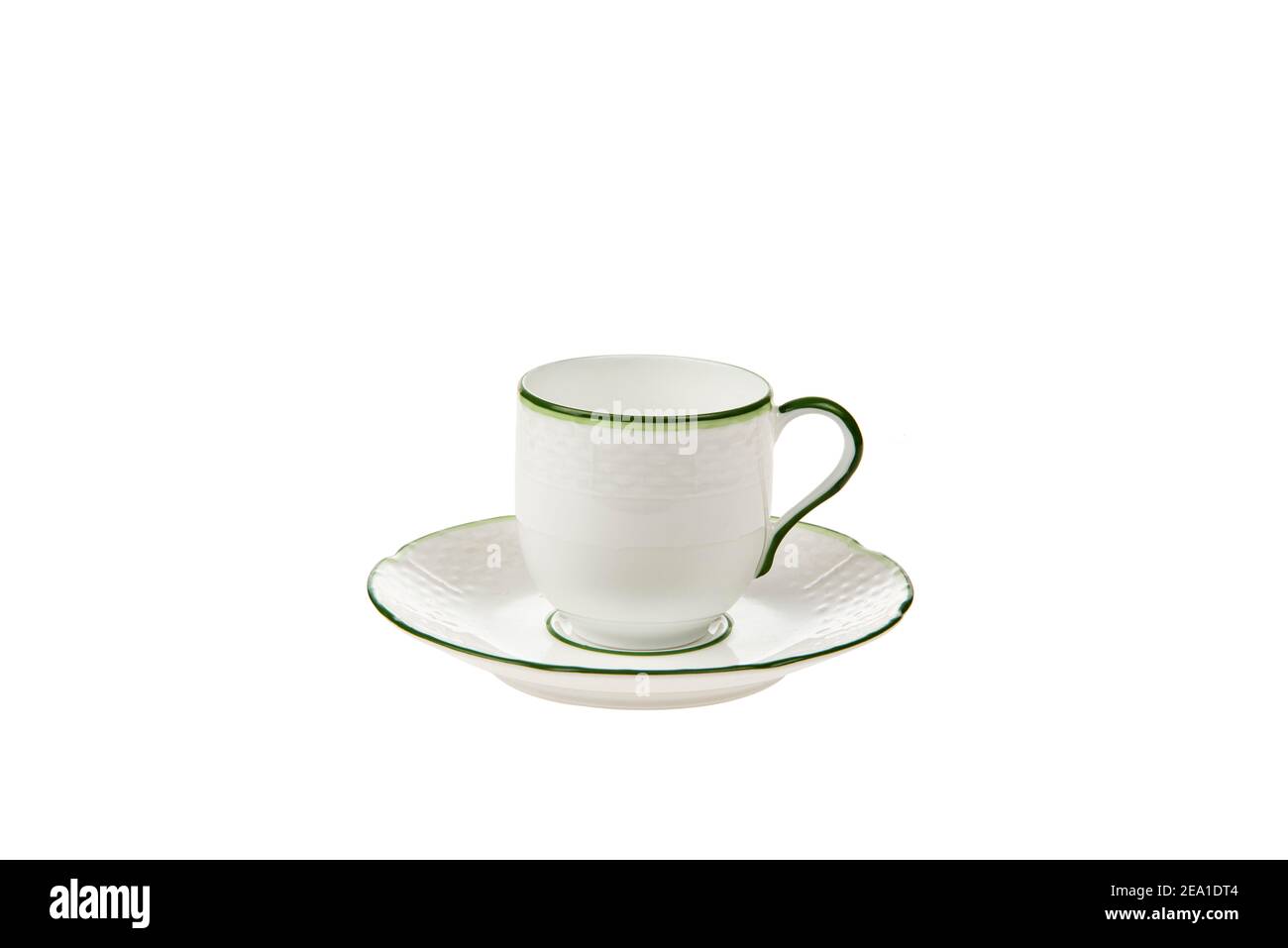 white coffee cup isolated on white background Stock Photo - Alamy