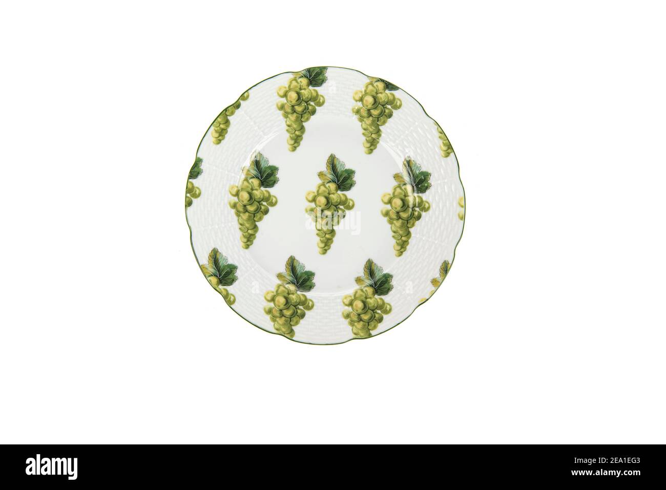 porcelain plate isolated on white background Stock Photo - Alamy