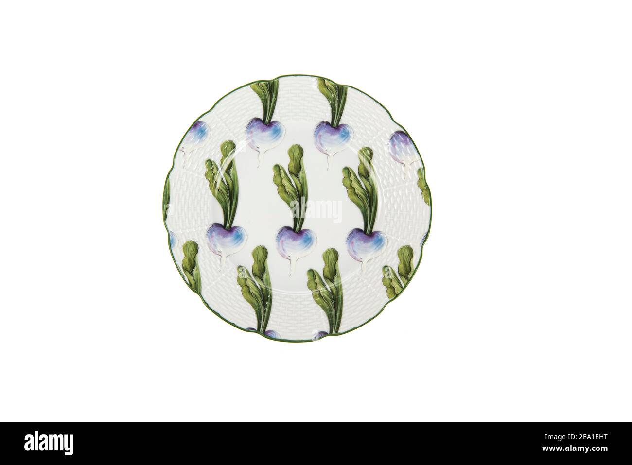 porcelain plate isolated on white background Stock Photo - Alamy