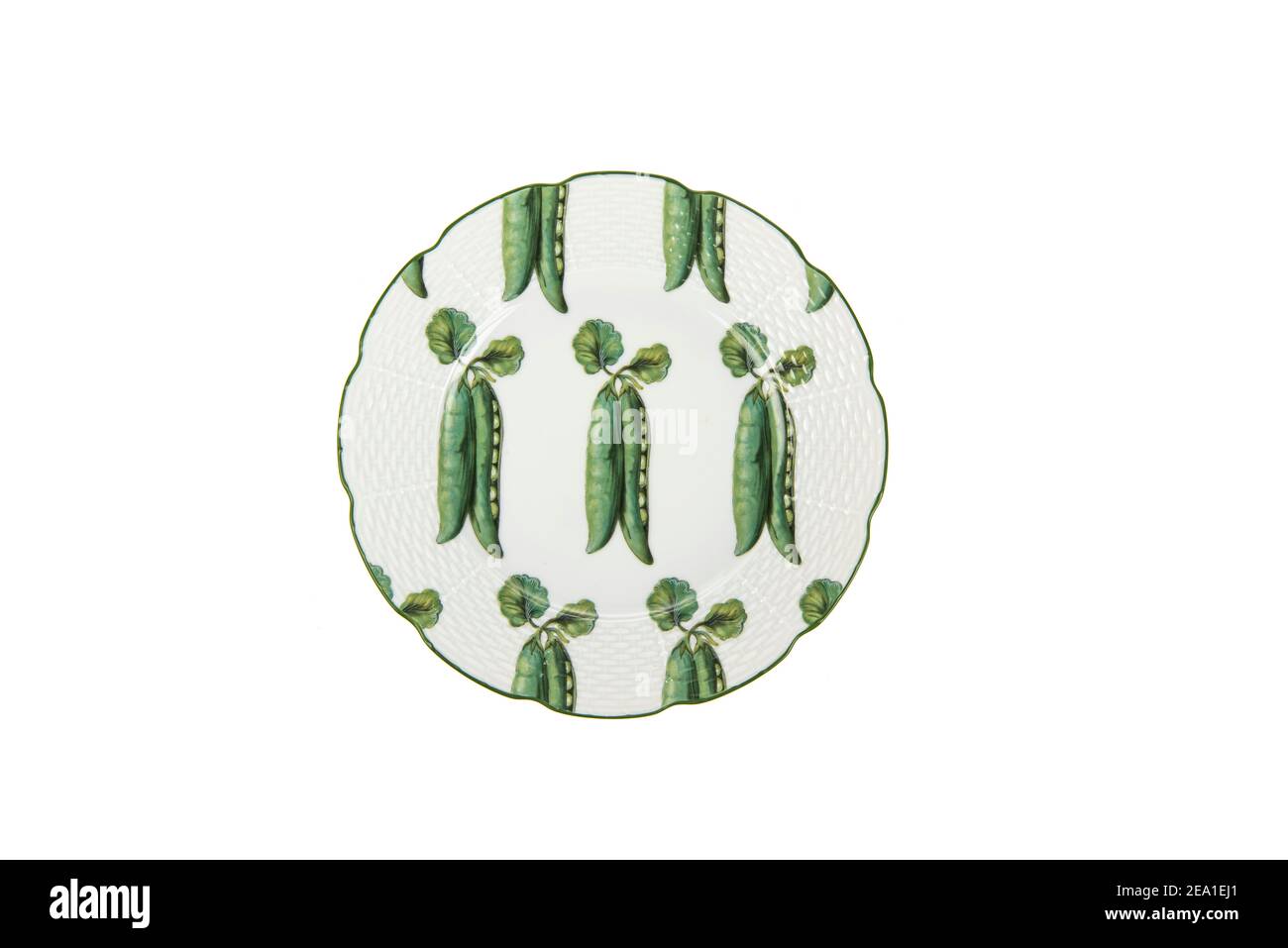 porcelain plate isolated on white background Stock Photo - Alamy