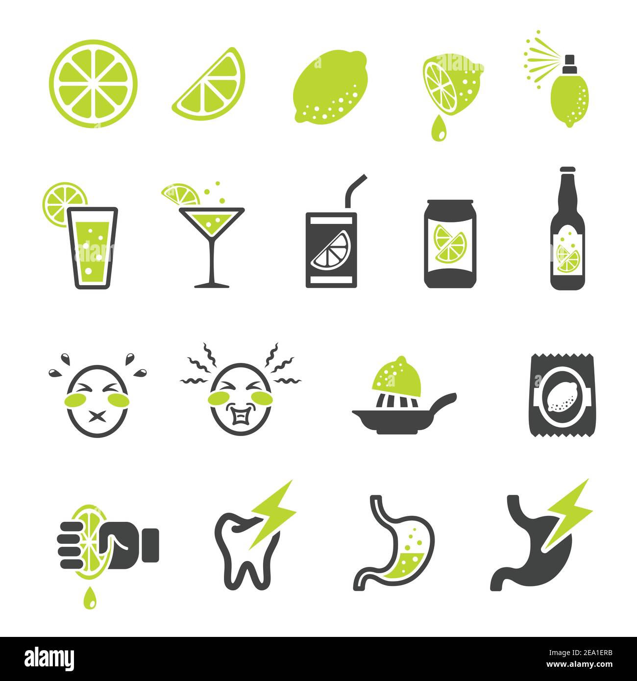 lemon,sour icon Stock Vector