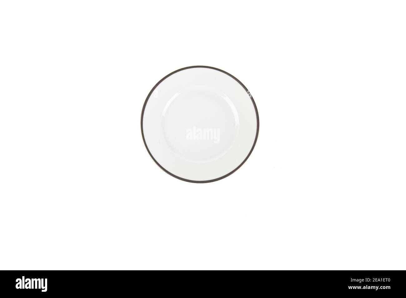 porcelain plate isolated on white background Stock Photo - Alamy