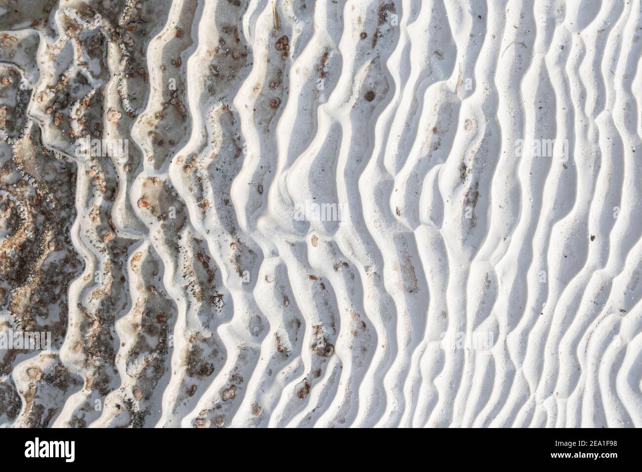 An abstract background formed by geothermal waters. Stock Photo