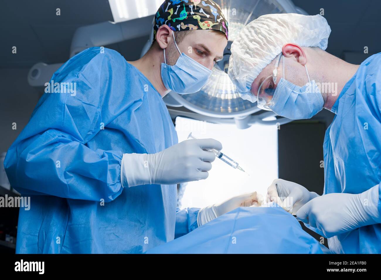 Anesthesia thigh injection before Buccal fat removal. Bisha lumps