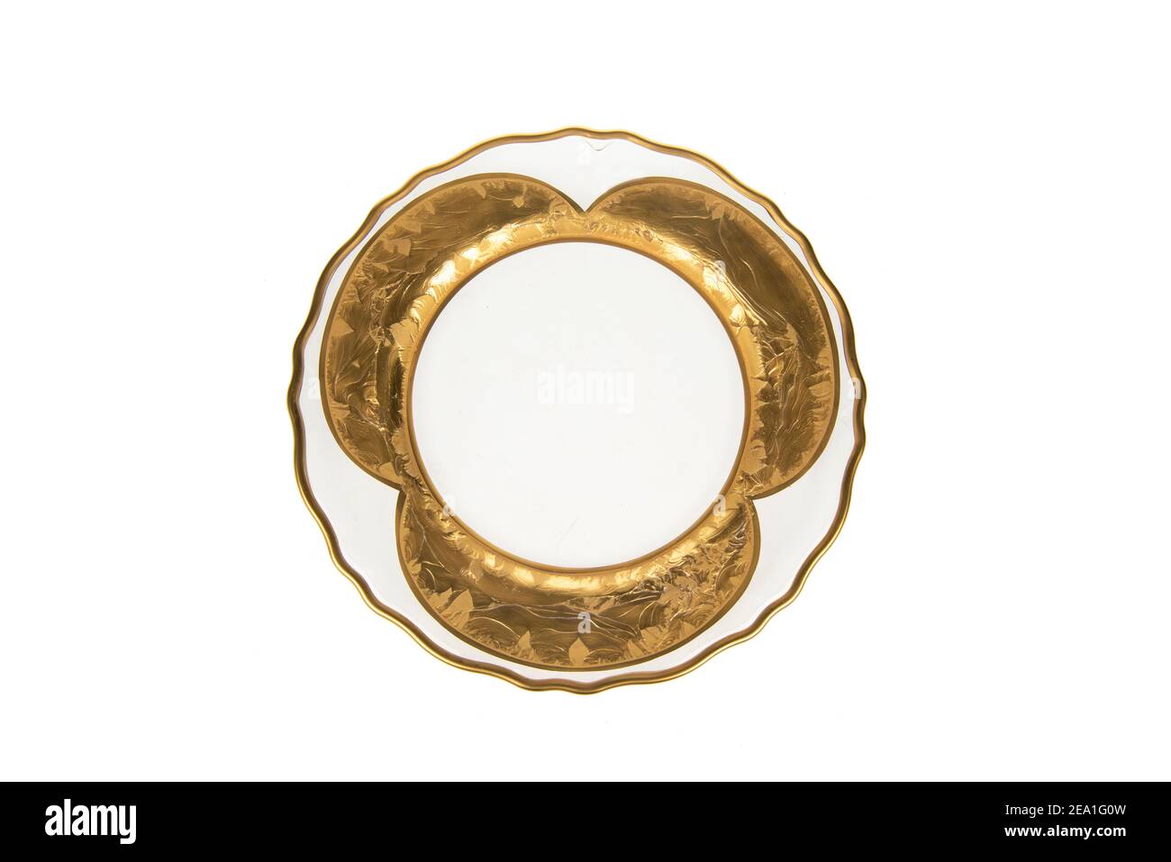 porcelain plate isolated on white background Stock Photo - Alamy