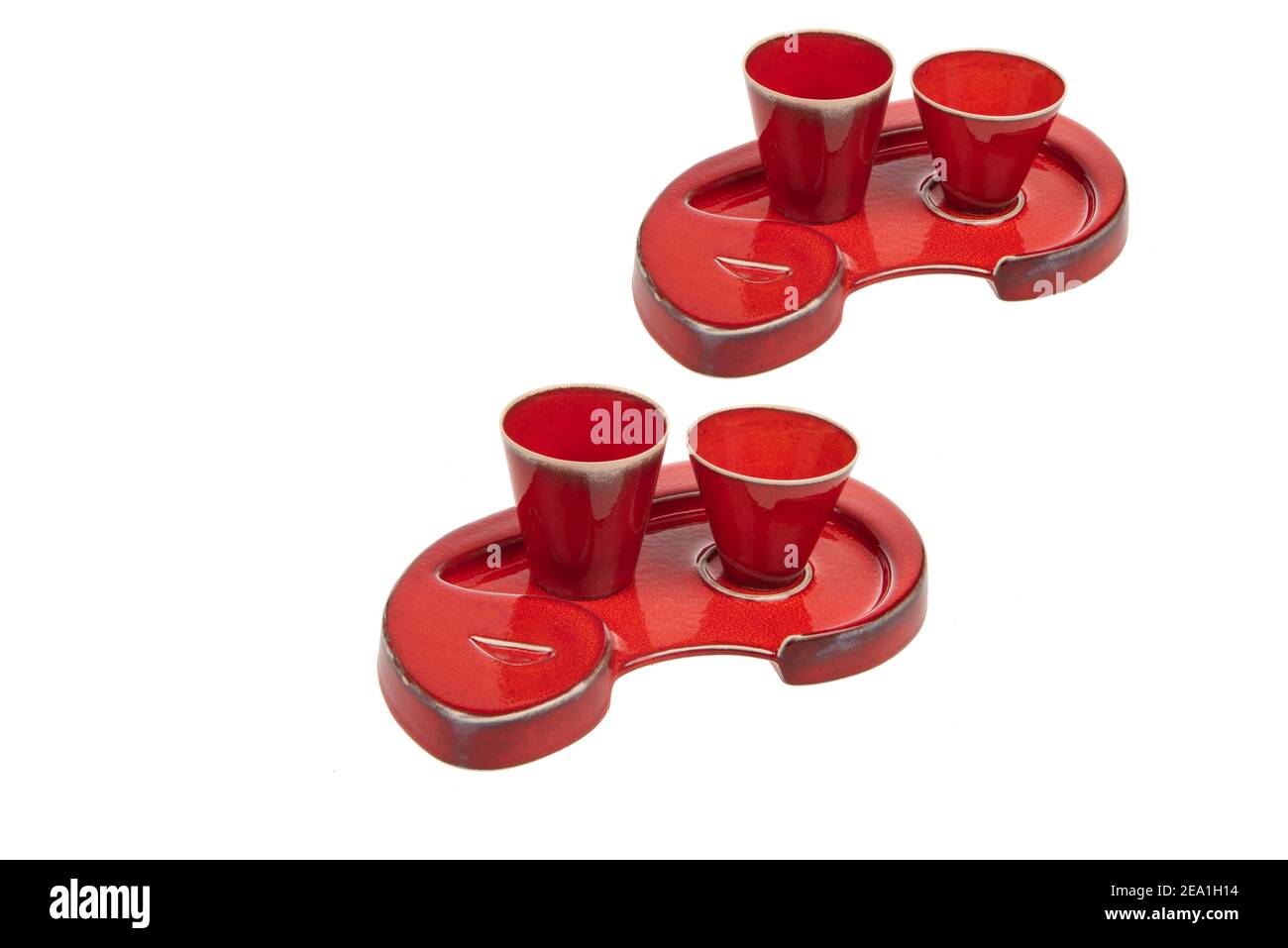 ceramic coffee cup set with plate Stock Photo Alamy