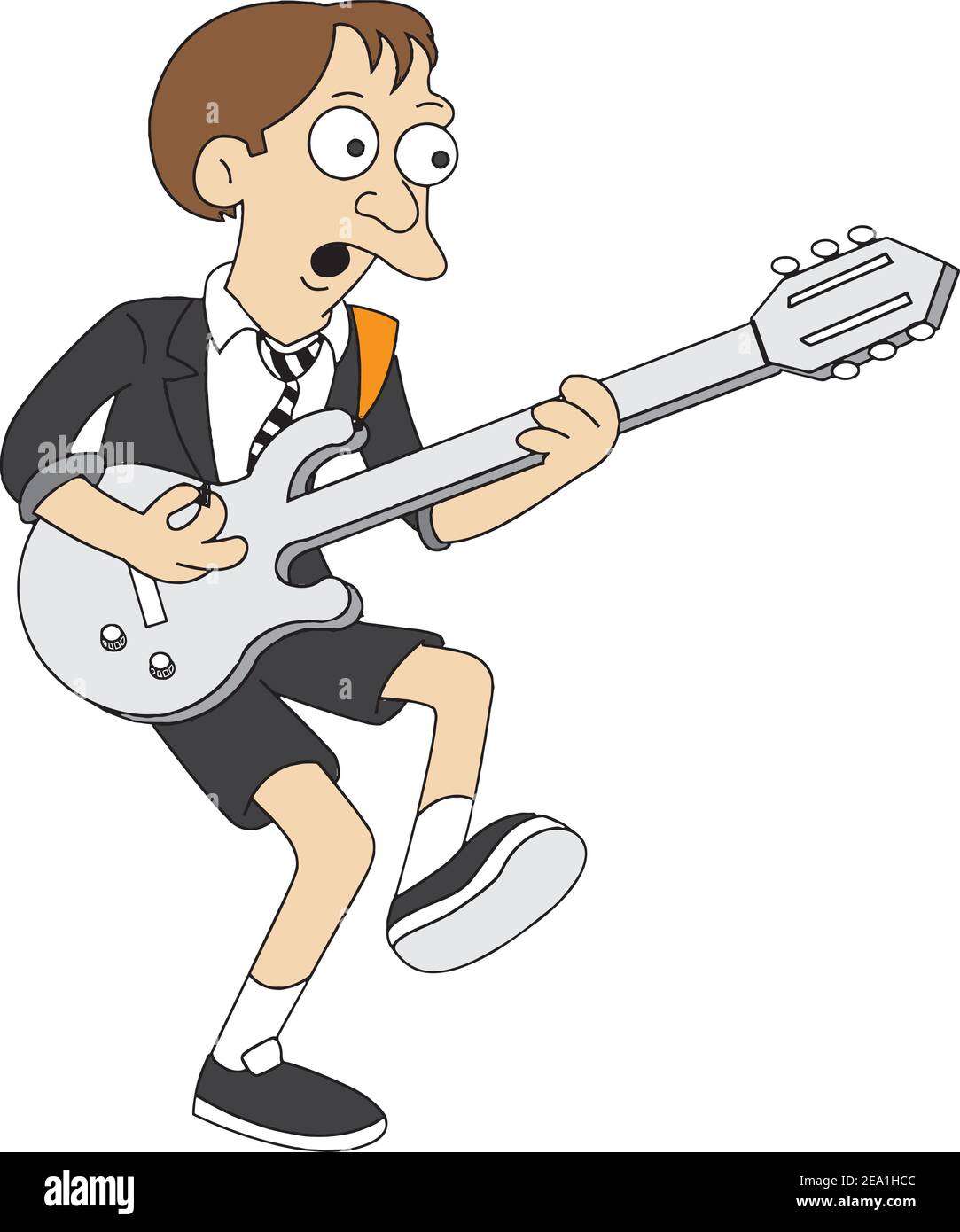 Angus young guitar hi-res stock photography and images - Alamy