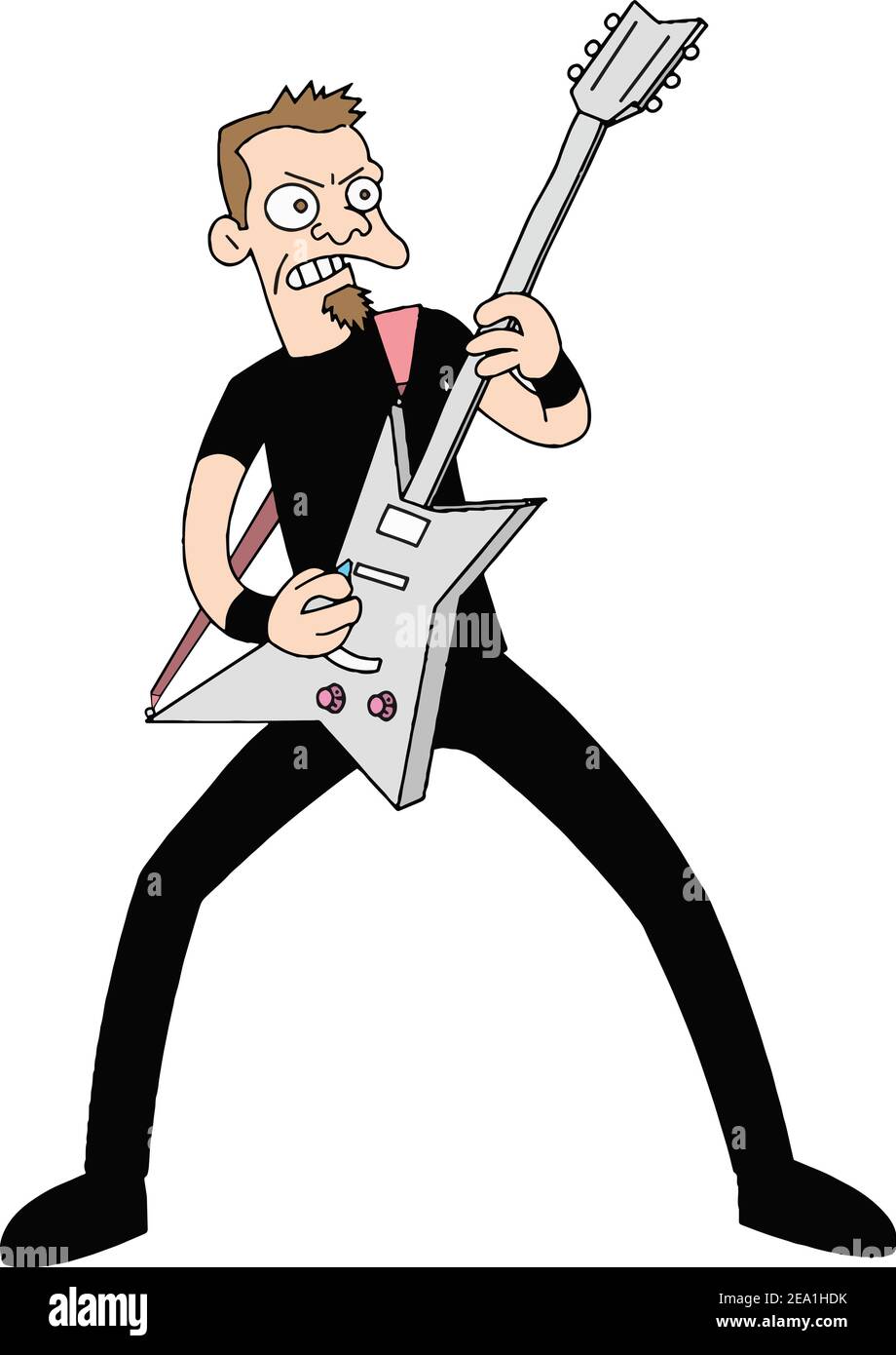 Angus young guitar hi-res stock photography and images - Alamy