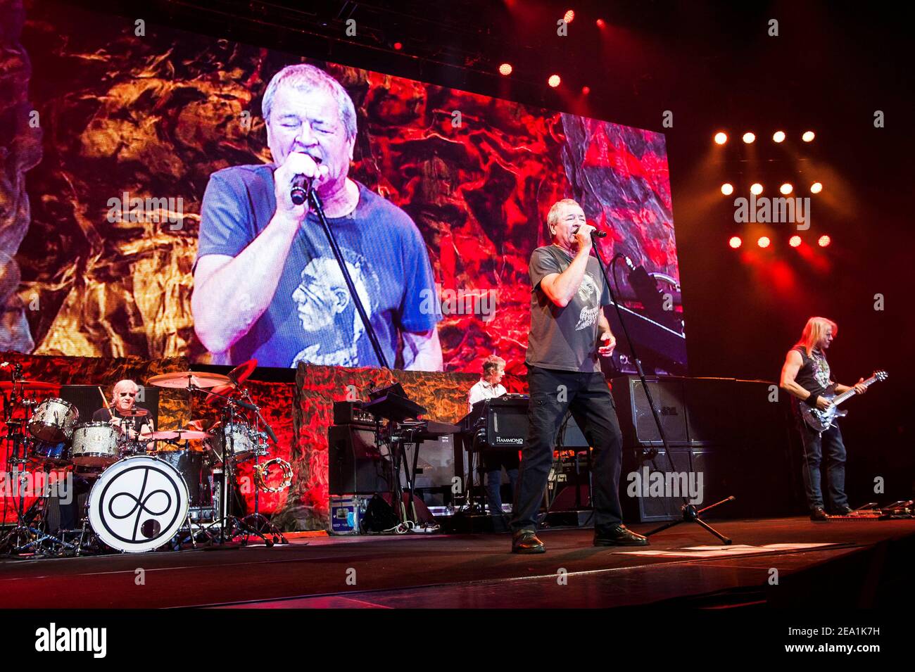 Deep Purple perform live on stage at the O2 Arena Greenwich, London