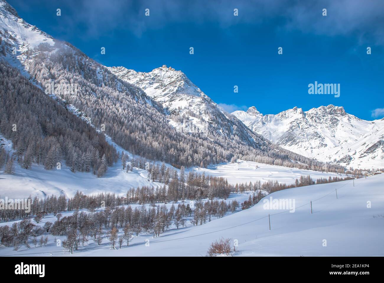 Chianale, in the upper Varaita Valley, in the province of Cuneo, in ...