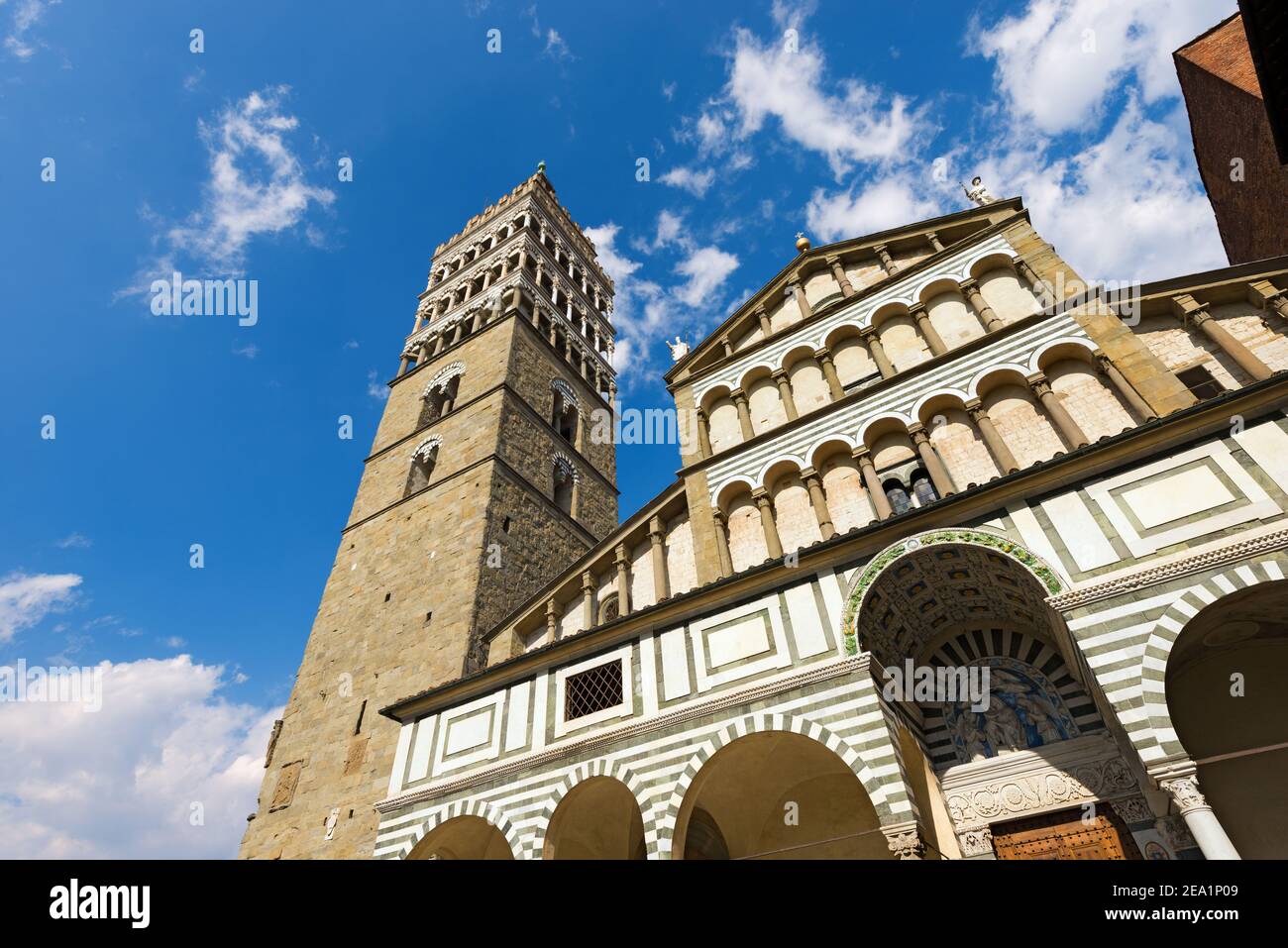 Pistoia, the medieval Cathedral of San Zeno (Saint Zeno), X century in