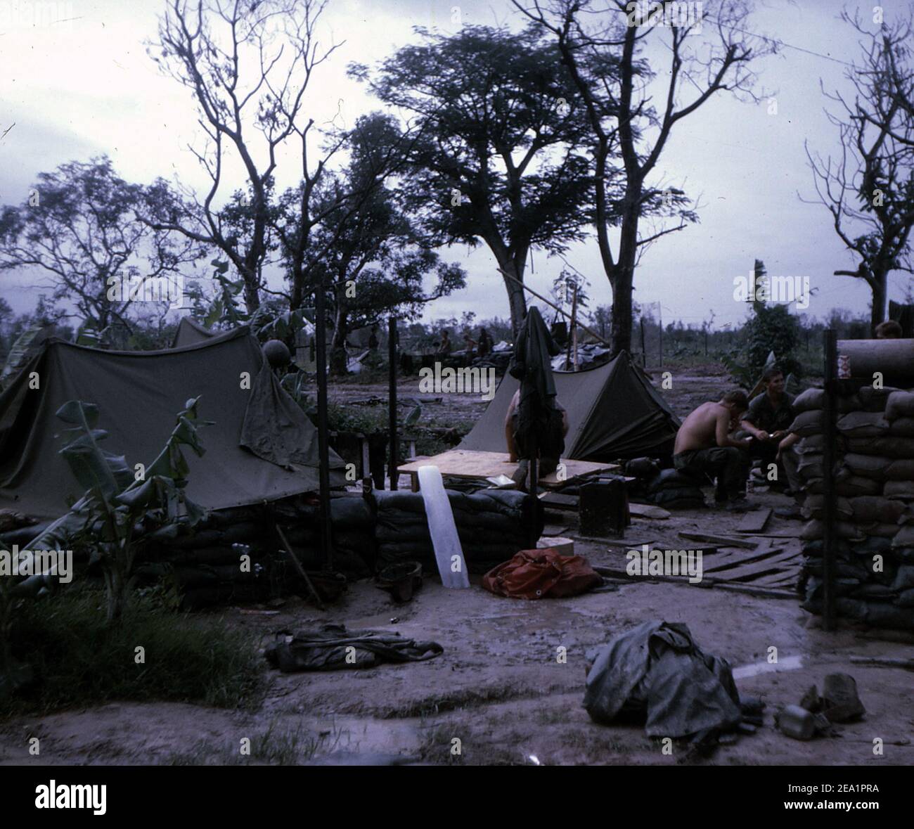 USA Vietnam-Krieg / Vietnam War - 24th Evacuation Hospital Long Binh Stock Photo