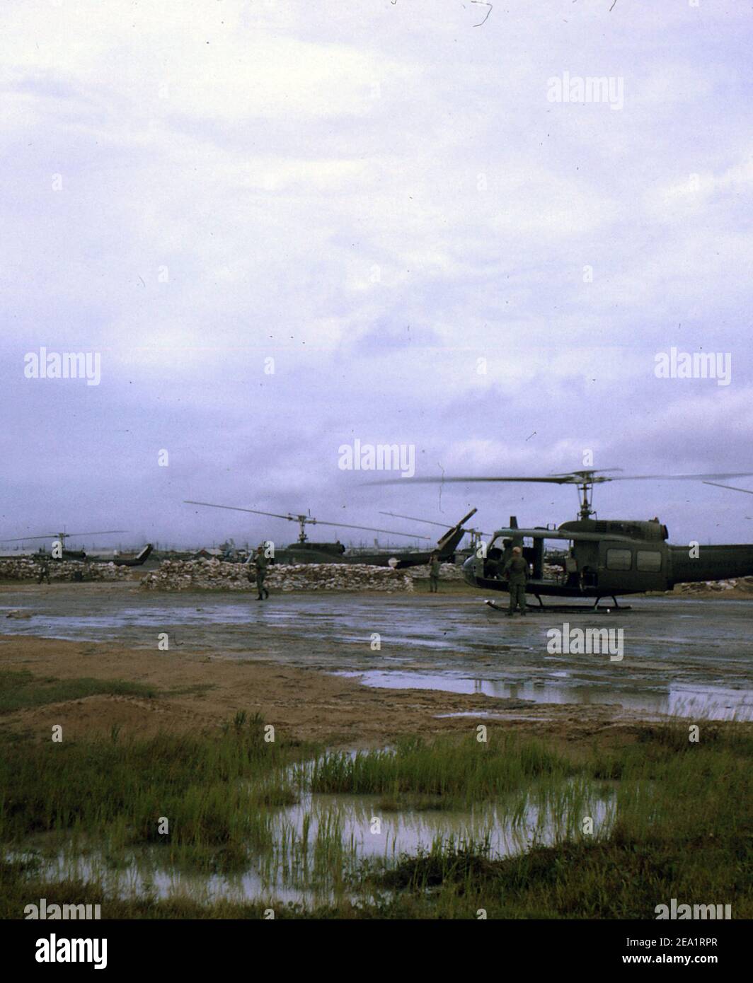 USA Vietnam-Krieg / Vietnam War - 25th Medical Battalion Cu Chi Stock Photo